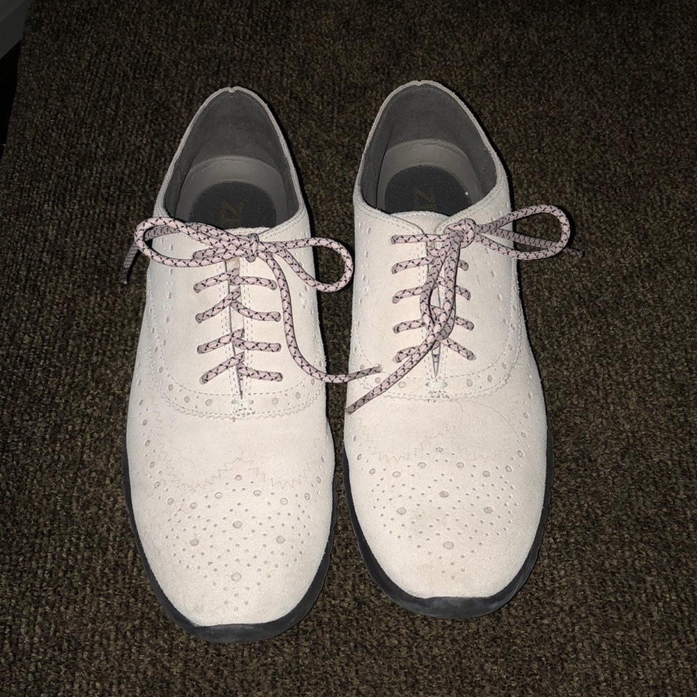 Women’s Cole Haan Light Pink Suede Zerogrand Shoes